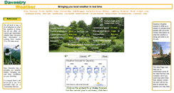 Desktop Screenshot of daventryweather.co.uk